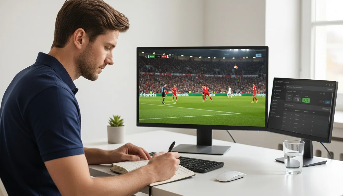 Estratégias de apostas ao vivo no futebol